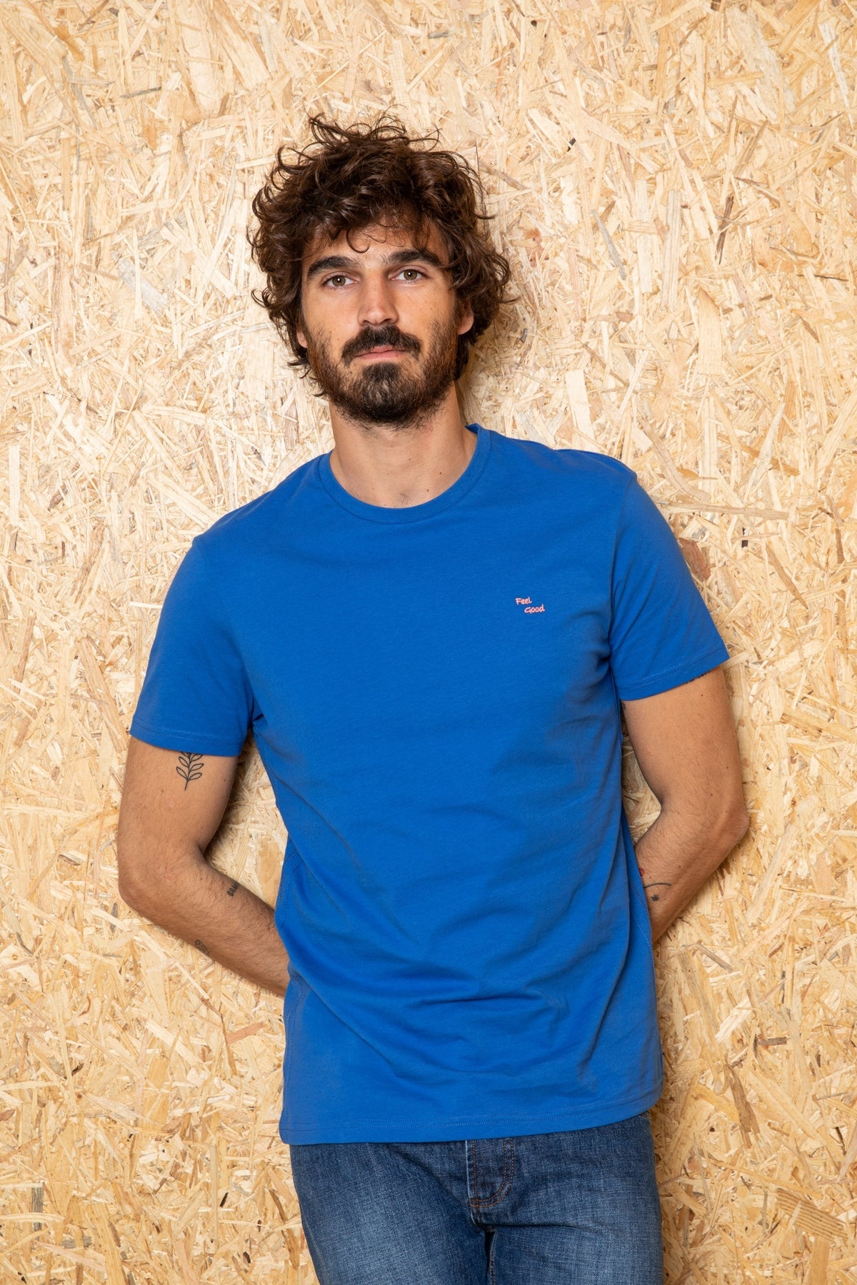 Jaqk - Blue T-Shirt - Feel Good - The Good Chic