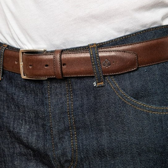 Jaqk - Brown Leather Belt Miki - The Good Chic