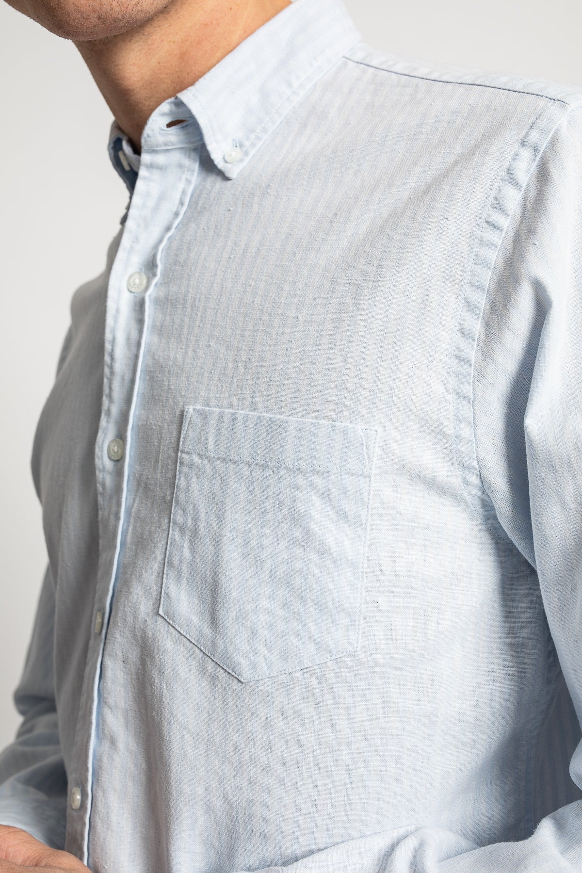 Jaqk - Light Blue Shirt - The Tropezian - The Good Chic