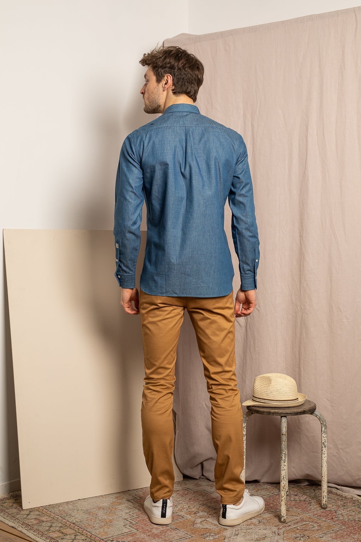 What pants go with a best sale denim shirt