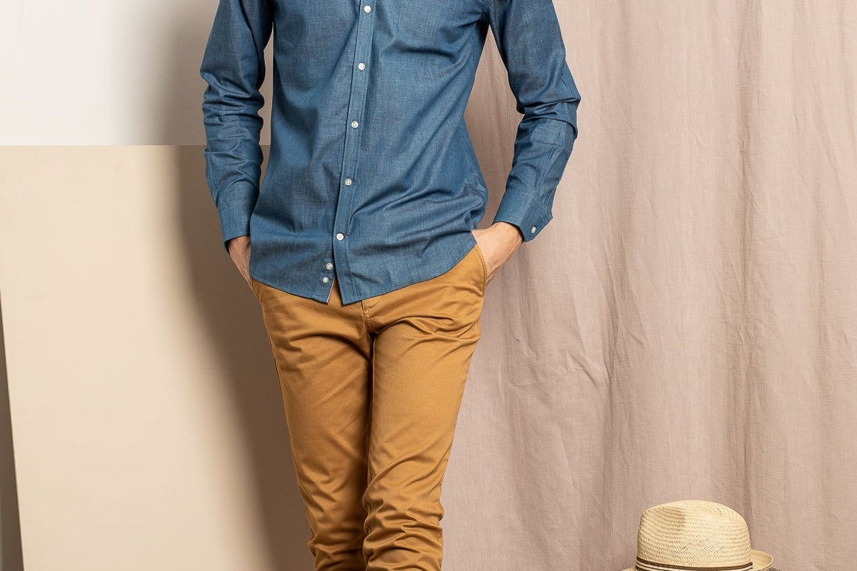Jaqk - Light Denim Shirt W.Selvedge - The Good Chic