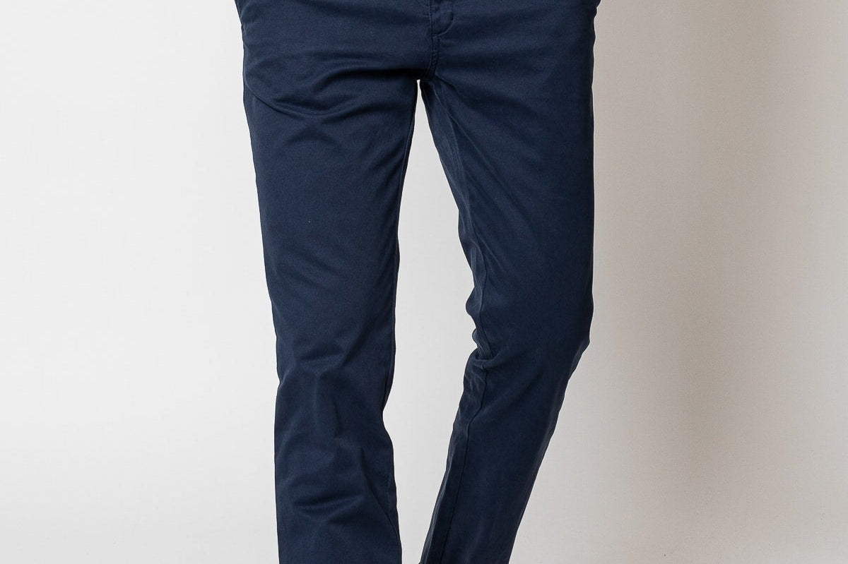 Jaqk - Navy Blue Trousers - Walter - The Good Chic