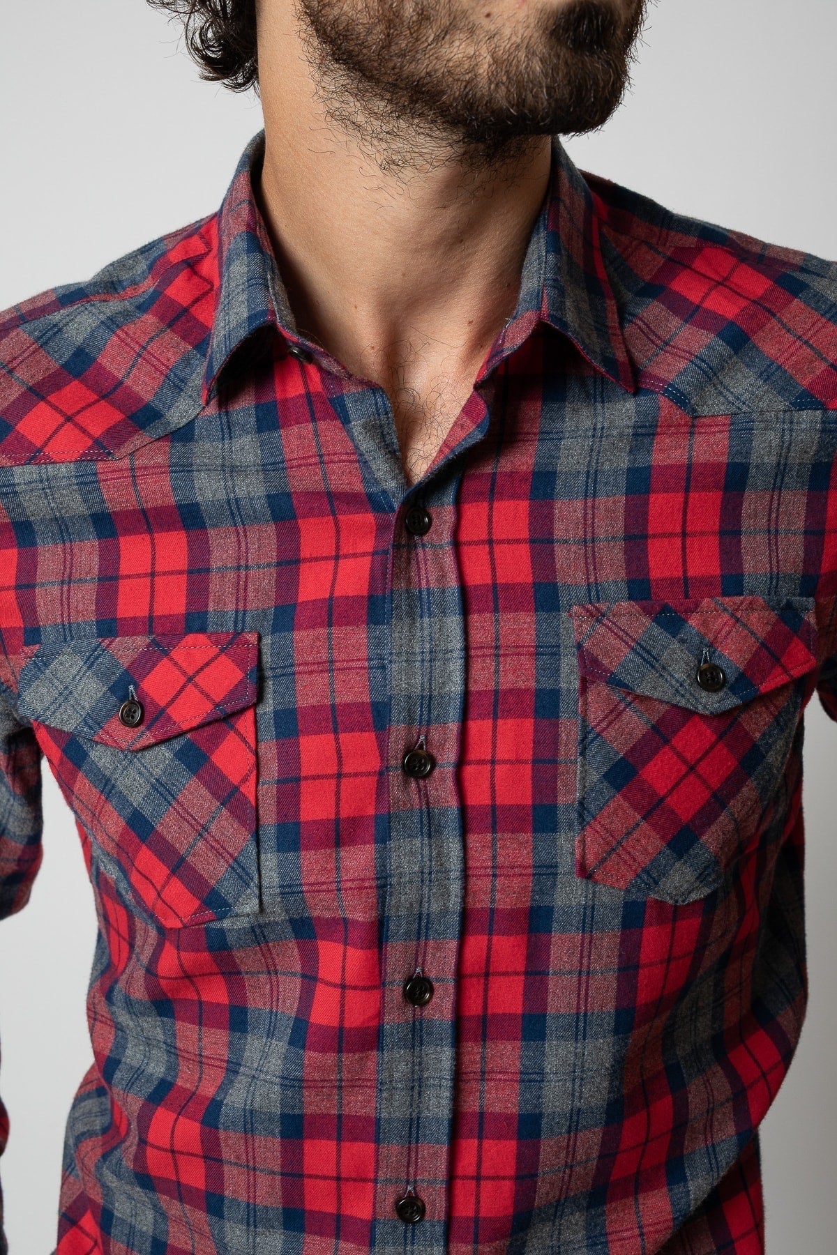 Jaqk - Red Checkered Shirt - Spirit Pio - The Good Chic