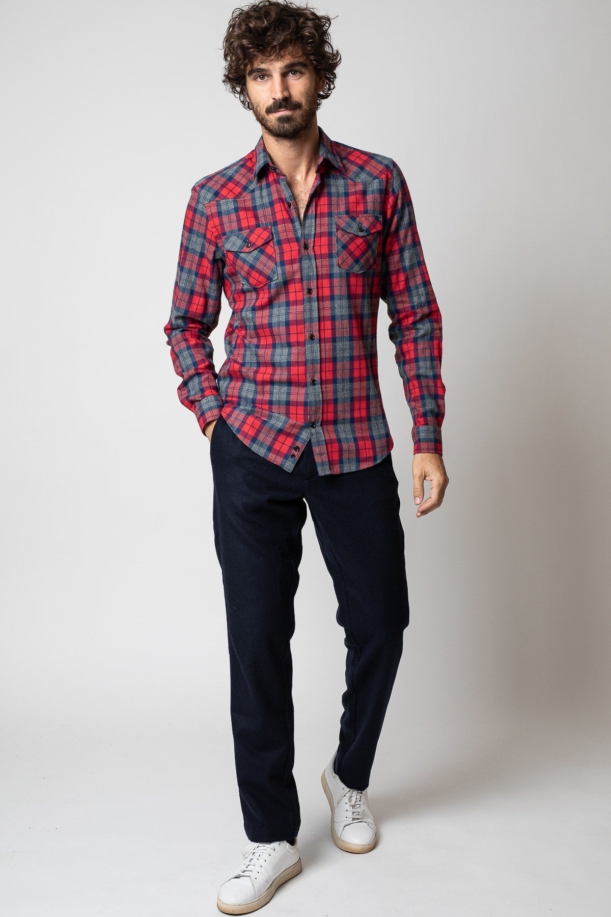 Jaqk - Red Checkered Shirt - Spirit Pio - The Good Chic