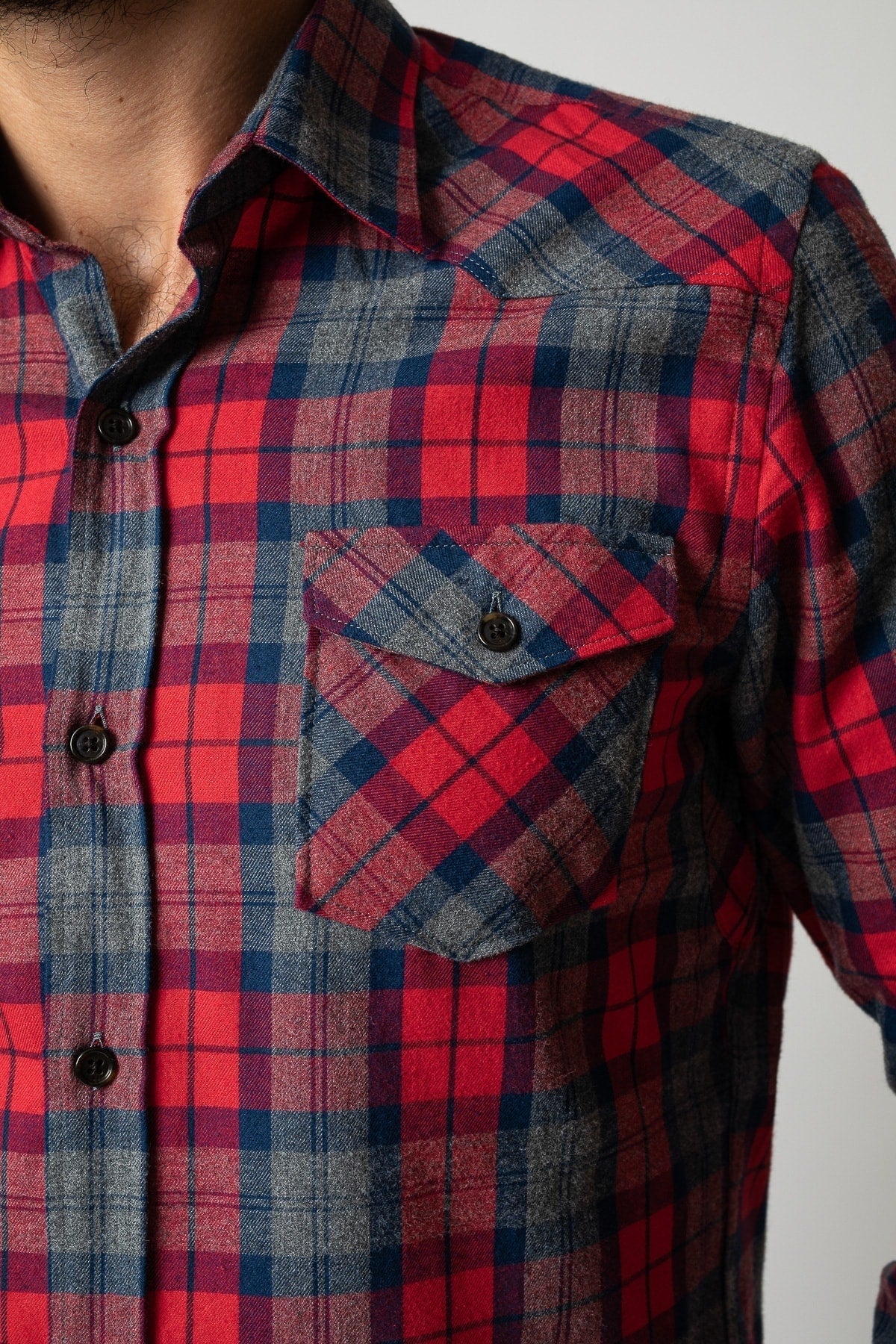 Jaqk - Red Checkered Shirt - Spirit Pio - The Good Chic