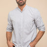 Lyoum - Mao Shirt Grey Color Shirts