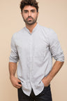 Lyoum - Mao Shirt Grey Color Shirts