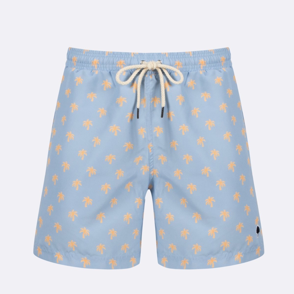 Mimizan Light Blue Palms Swim Shorts - The Good Chic