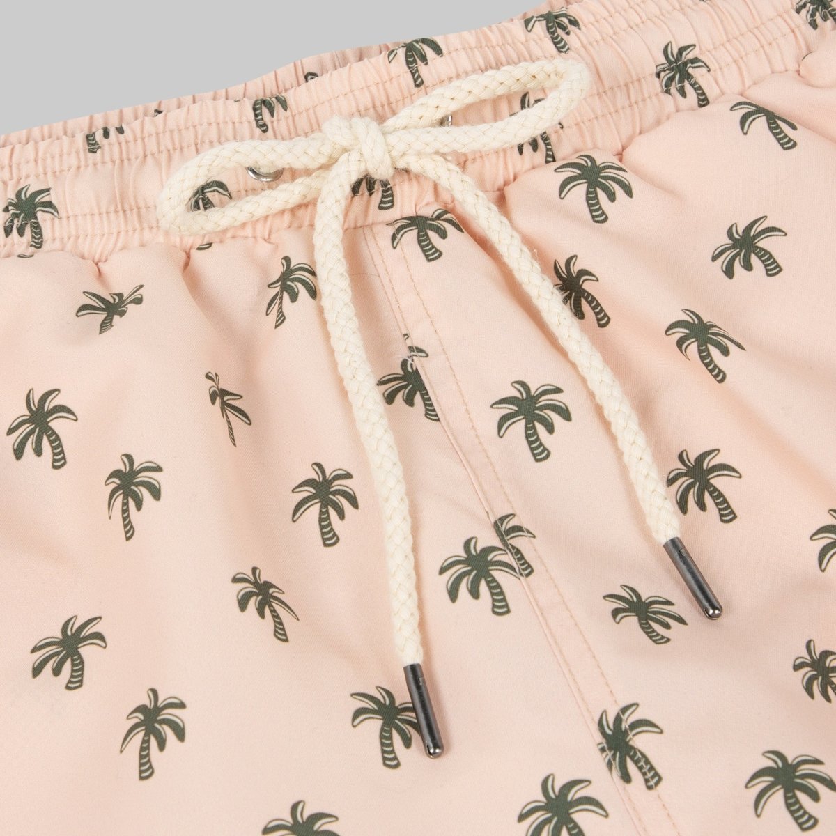 Mimizan Light Pink Palms Swim Shorts - The Good Chic