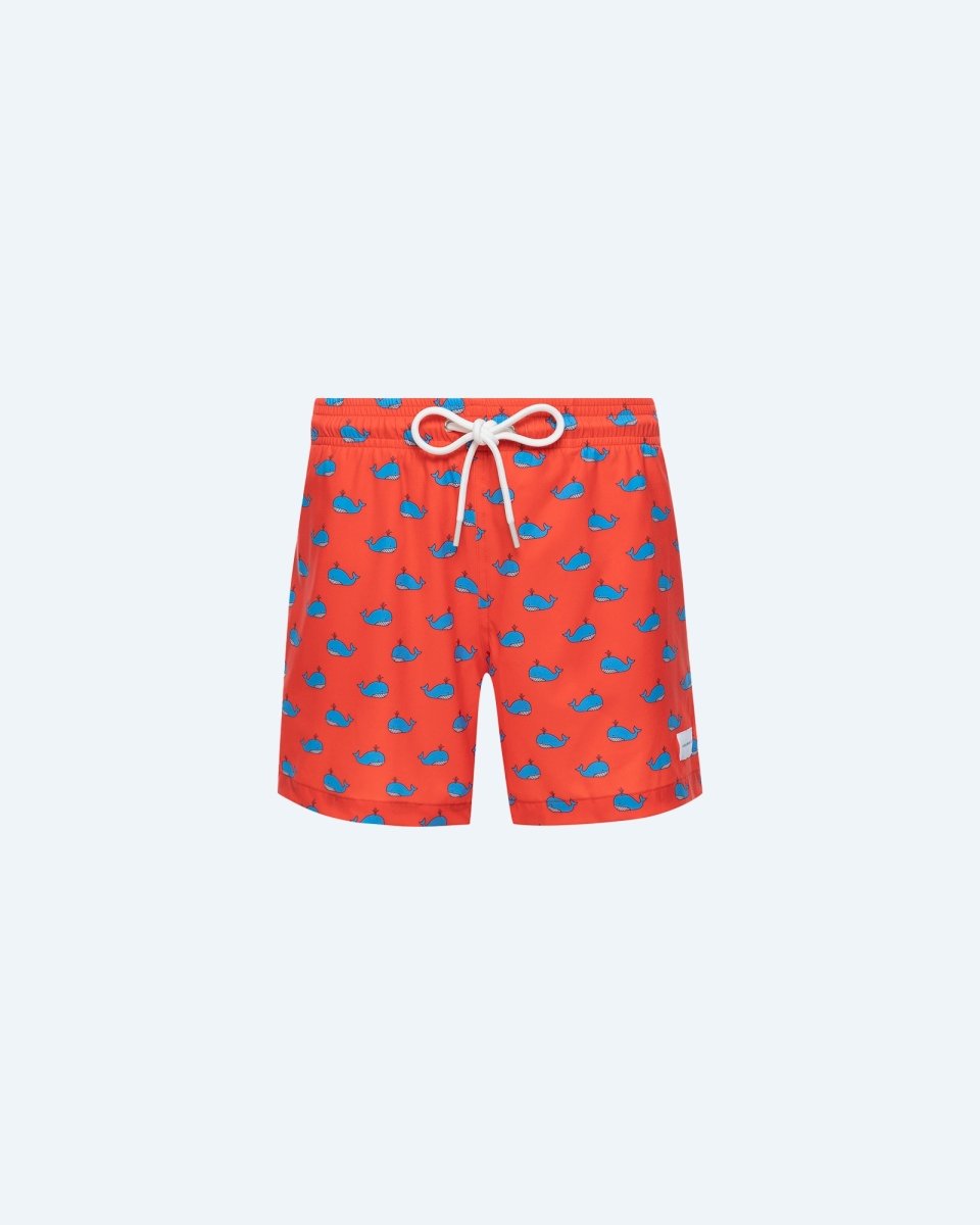 Philip Whale Coral Swimshort - Good Chic