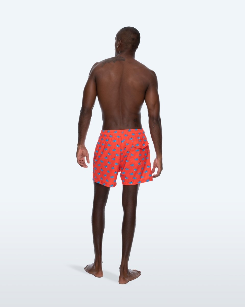 Philip Whale Coral Swimshort - Good Chic