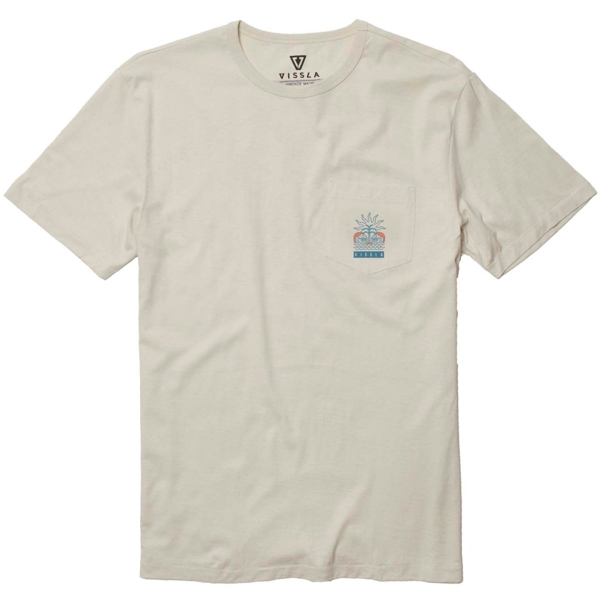 Shaman Organic PKT Tee Bone - The Good Chic