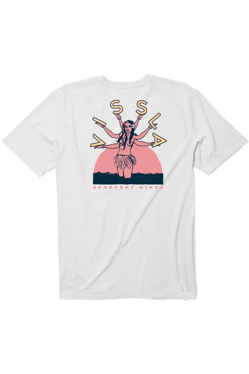 So Burnt SS PKT Tee White - The Good Chic