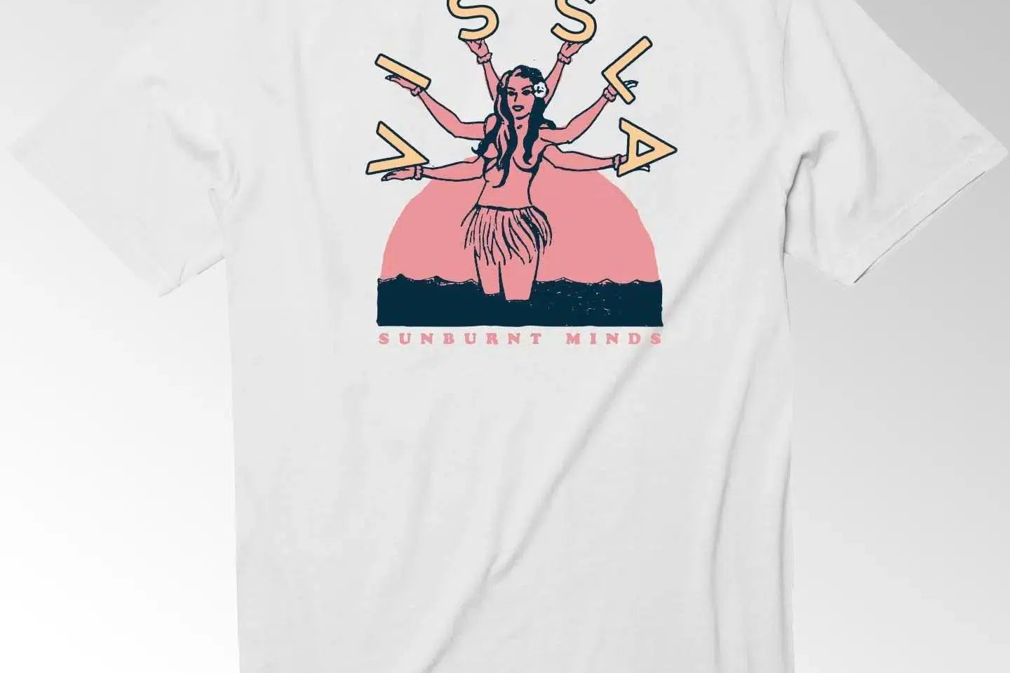 So Burnt SS PKT Tee White - The Good Chic