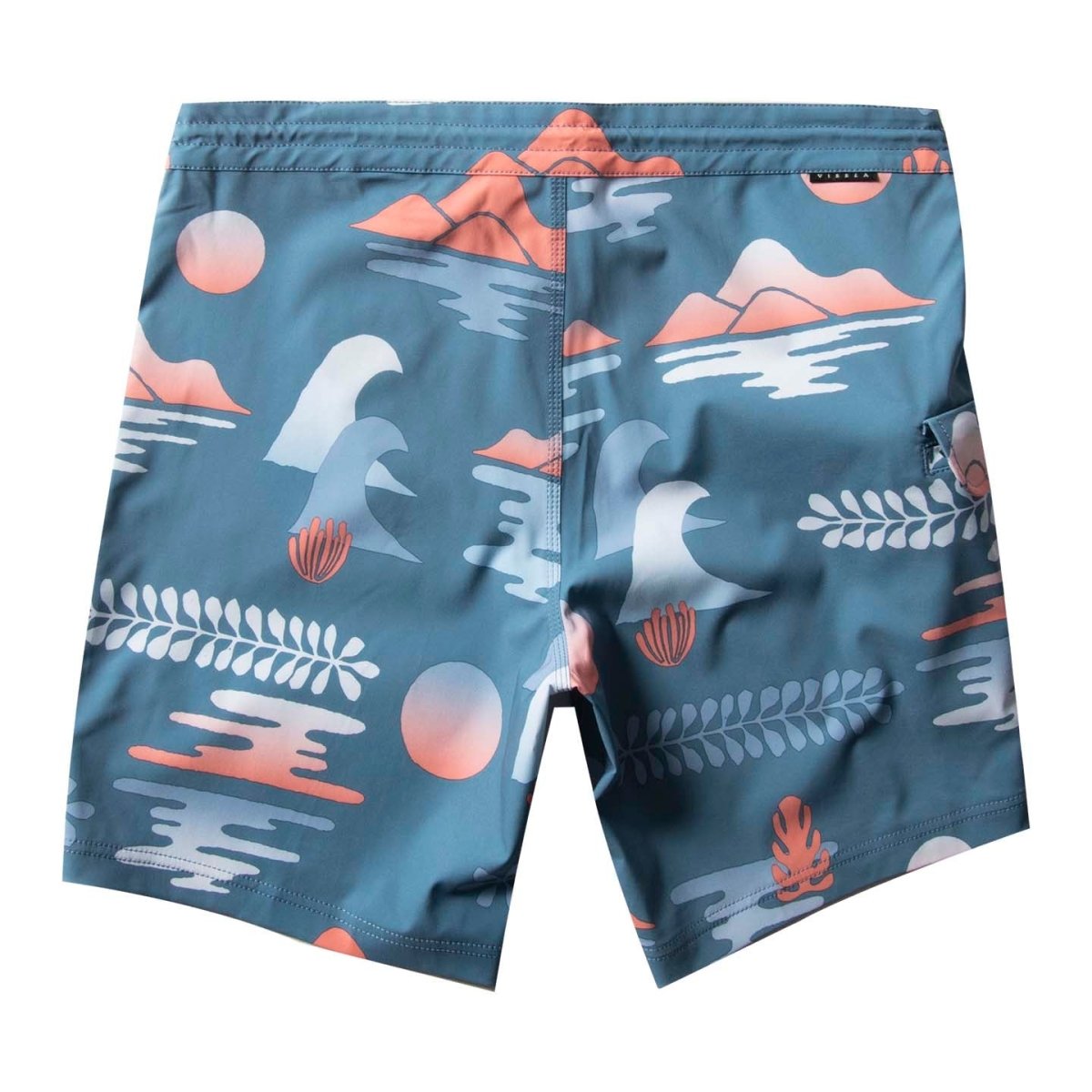 The Isle 17.5" Boardshort Harbor Blue - The Good Chic