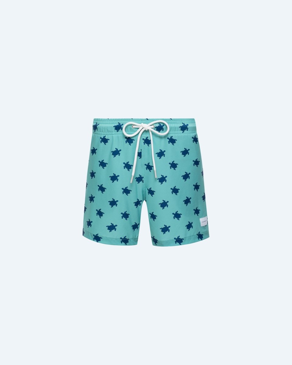 Theodore Turtle Green Swimshort - Good Chic