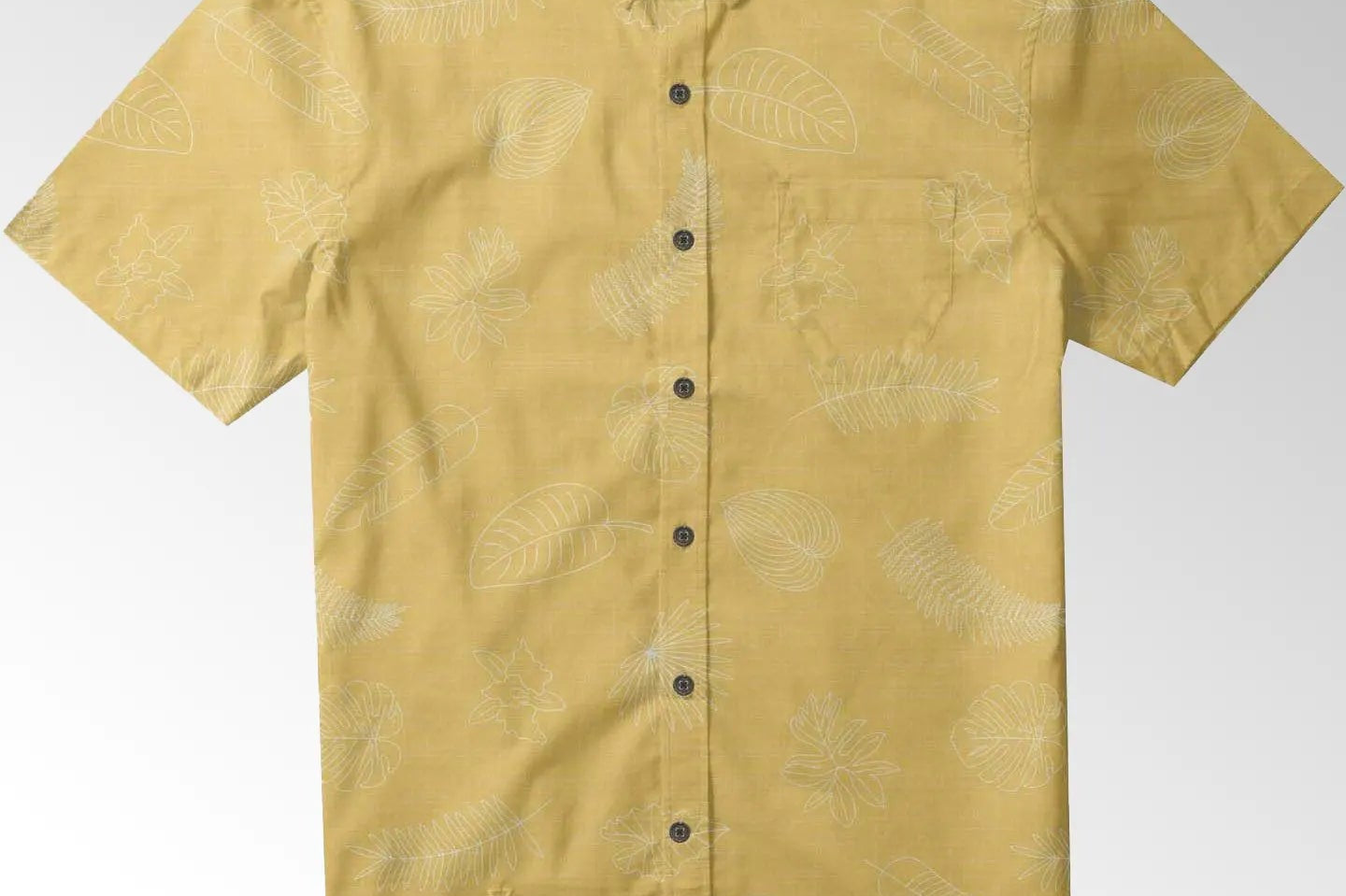 Tropical Pleasures Eco Shirt Golden Hour - The Good Chic