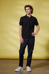 Vicomte A - Black Short Sleeve Polo Shirt - Pablo - The Good Chic