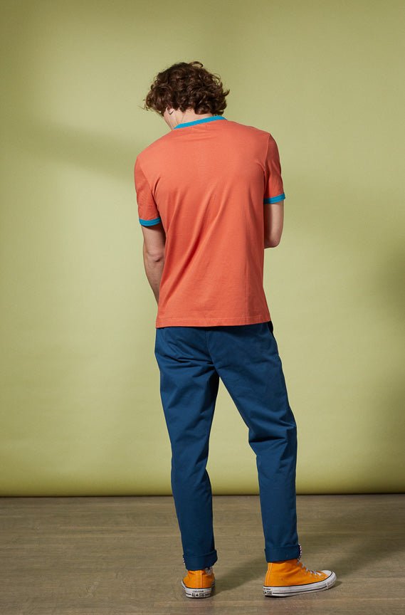 Vicomte A - Burnt Orange Short Sleeve T-Shirt - Tibot - The Good Chic