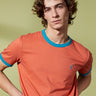 Vicomte A - Burnt Orange Short Sleeve T-Shirt - Tibot - The Good Chic