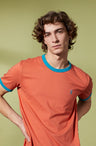 Vicomte A - Burnt Orange Short Sleeve T-Shirt - Tibot - The Good Chic