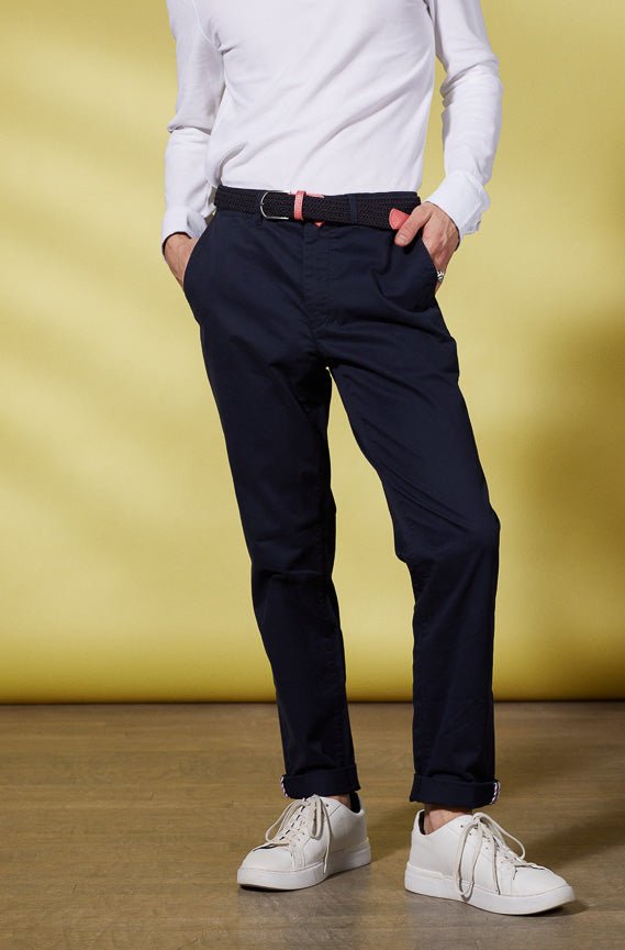 Vicomte A - Dark Navy Chino Pants - Lorenzo - The Good Chic