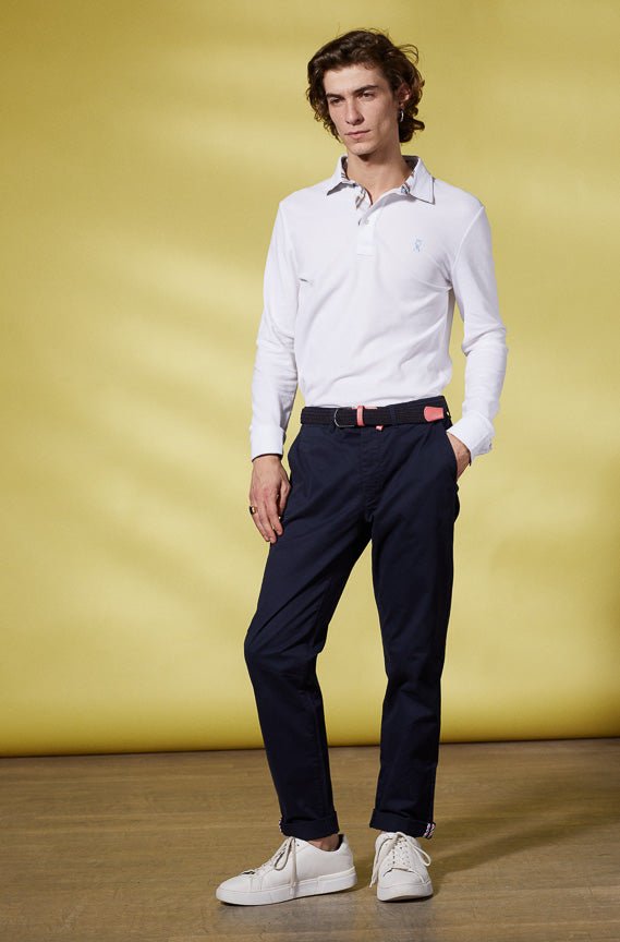 Vicomte A - Dark Navy Chino Pants - Lorenzo - The Good Chic