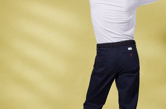 Vicomte A - Dark Navy Chino Pants - Lorenzo - The Good Chic