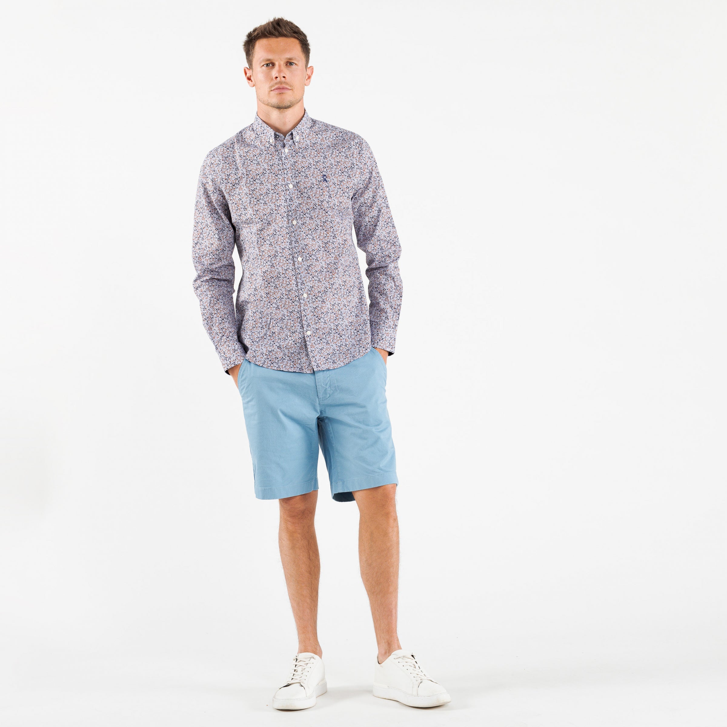Vicomte A - Dark Navy Long Sleeve Shirt - Ciril - The Good Chic