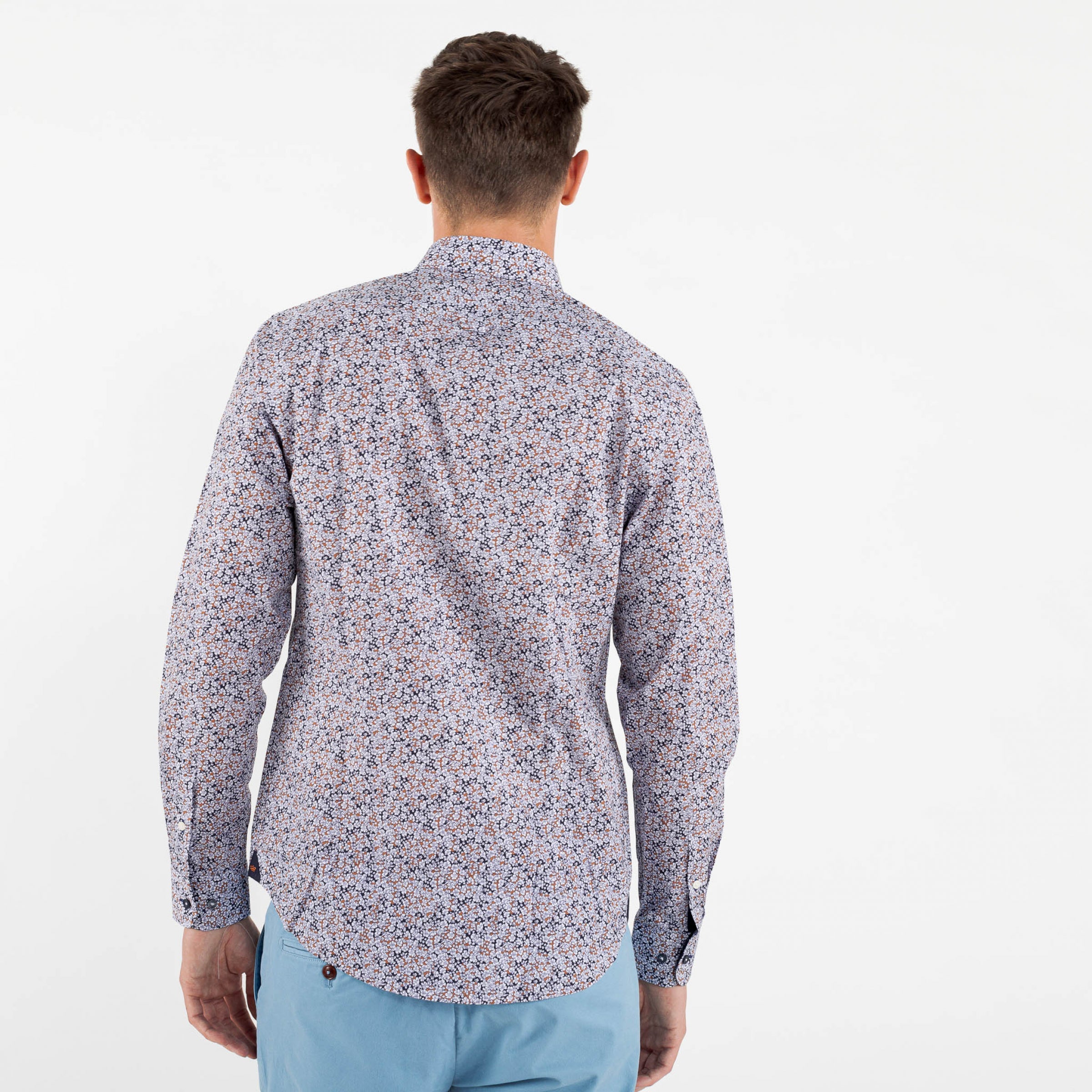 Vicomte A - Dark Navy Long Sleeve Shirt - Ciril - The Good Chic