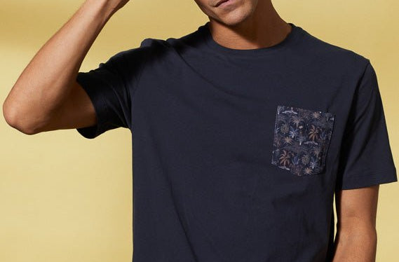 Vicomte A - Dark Navy Short Sleeve T-Shirt - Thunder - The Good Chic