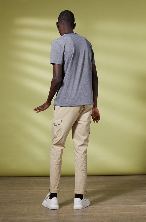 Vicomte A - Grey Short Sleeve T-Shirt - Tay - The Good Chic