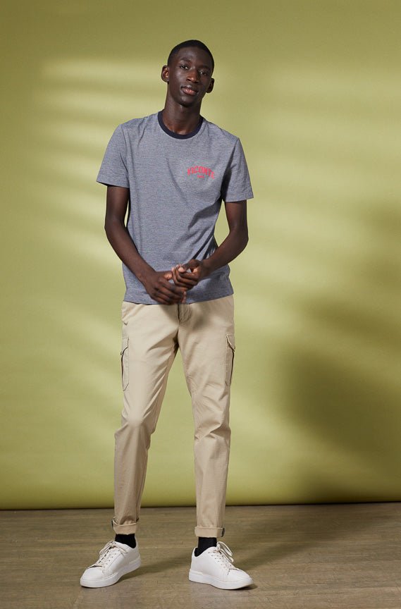 Vicomte A - Grey Short Sleeve T-Shirt - Tay - The Good Chic