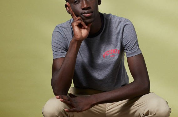 Vicomte A - Grey Short Sleeve T-Shirt - Tay - The Good Chic