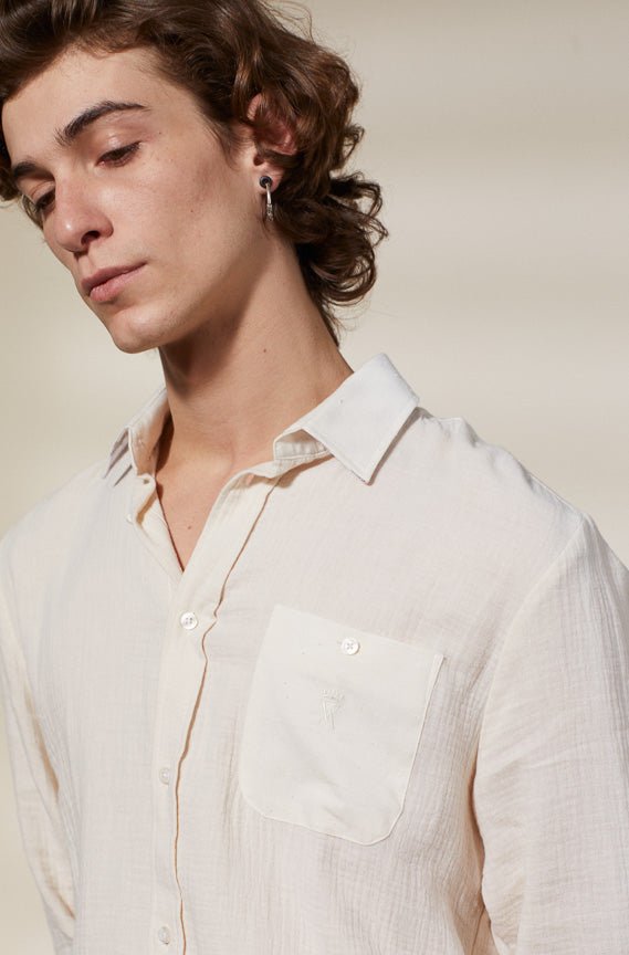 Vicomte A - Light Beige Shirt - Celestin - The Good Chic