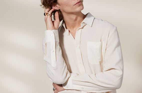 Vicomte A - Light Beige Shirt - Celestin - The Good Chic