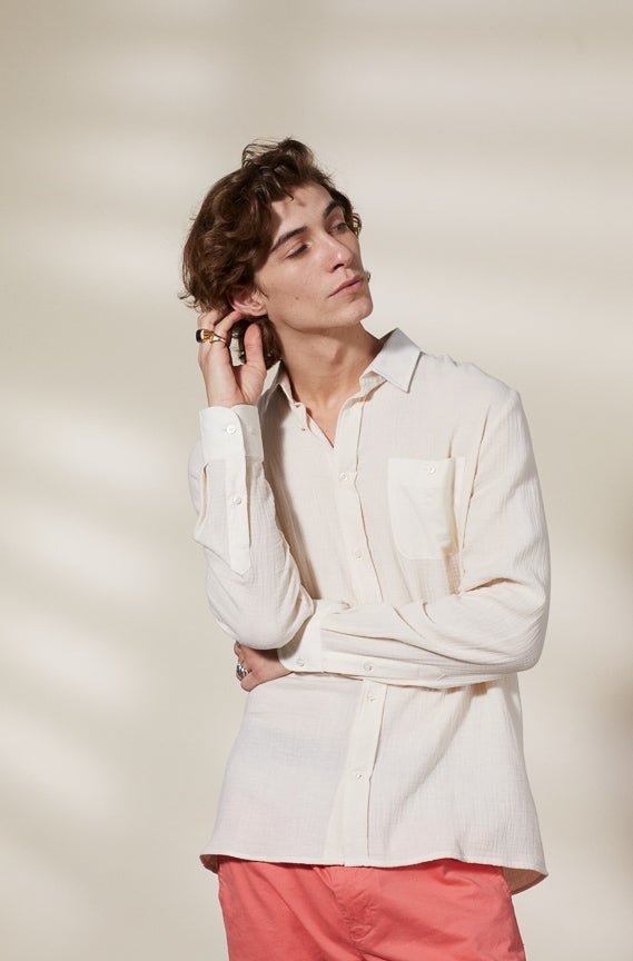 Vicomte A - Light Beige Shirt - Celestin - The Good Chic