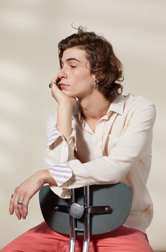 Vicomte A - Light Beige Shirt - Celestin - The Good Chic