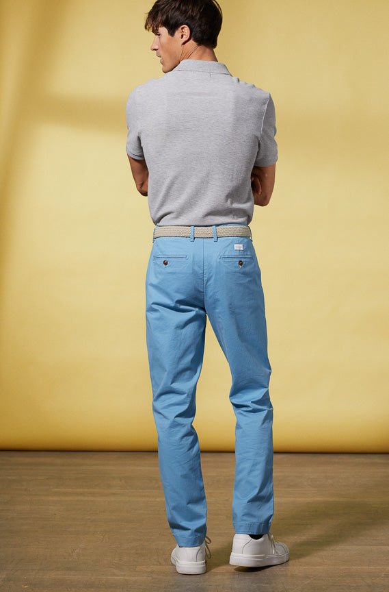 Buy Blue Fusion Fit Cotton Mens Chinos Online At Best Prices | Tistabene