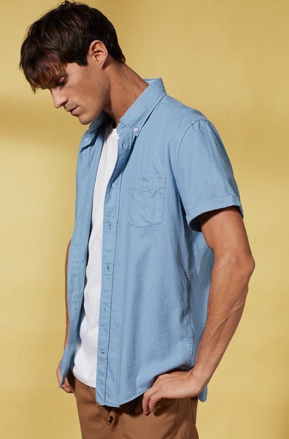 Vicomte A - Light Denim Slim Shirt - Clive - The Good Chic