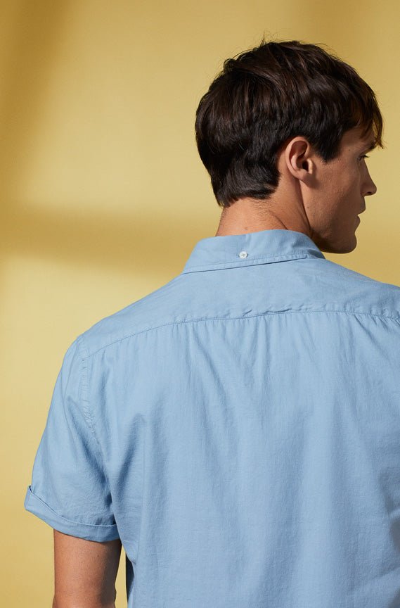 Vicomte A - Light Denim Slim Shirt - Clive - The Good Chic