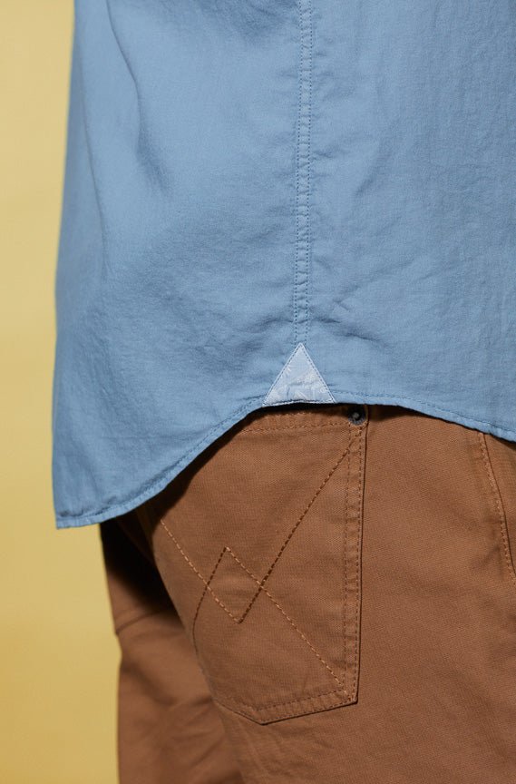 Vicomte A - Light Denim Slim Shirt - Clive - The Good Chic