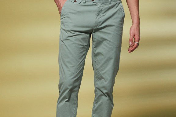 Vicomte A - Light Green Chino Pants - Lancelot - The Good Chic