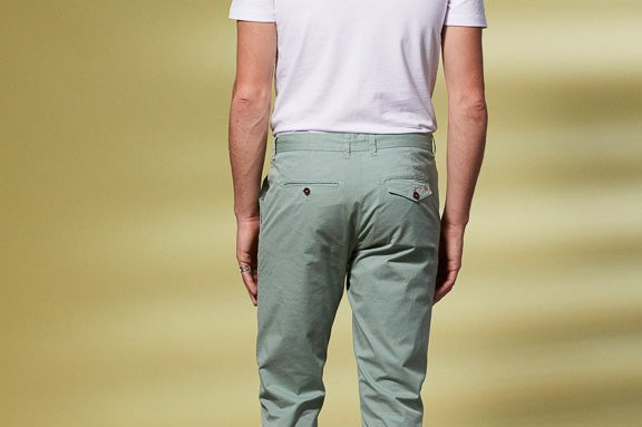 Vicomte A - Light Green Chino Pants - Lancelot - The Good Chic