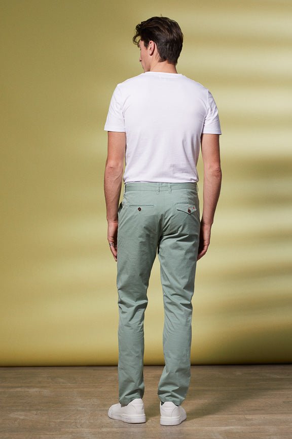 Vicomte A - Light Green Chino Pants - Lancelot - The Good Chic