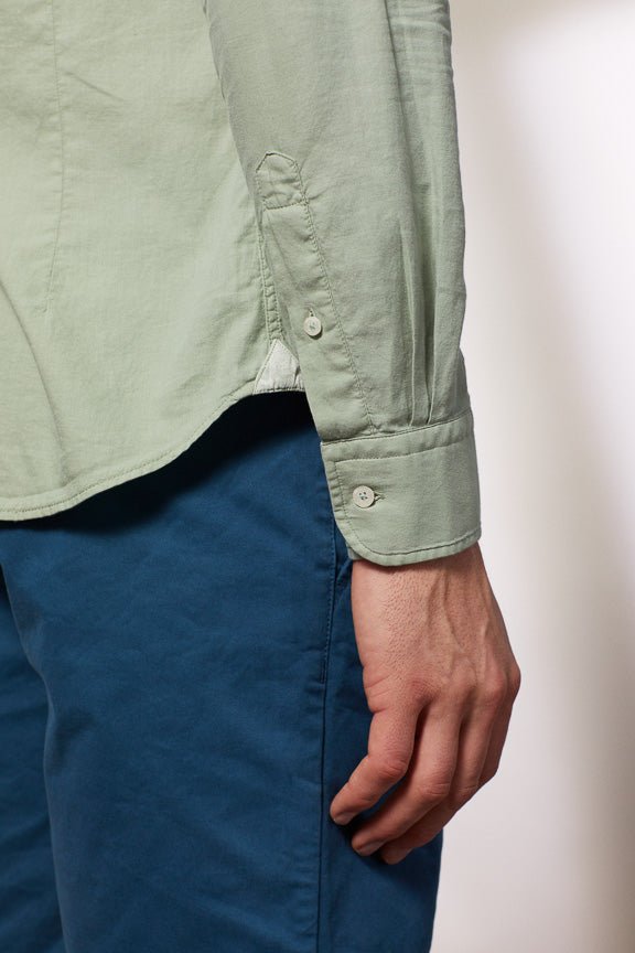 Vicomte A - Light Green Linen Shirt - Corentin - The Good Chic