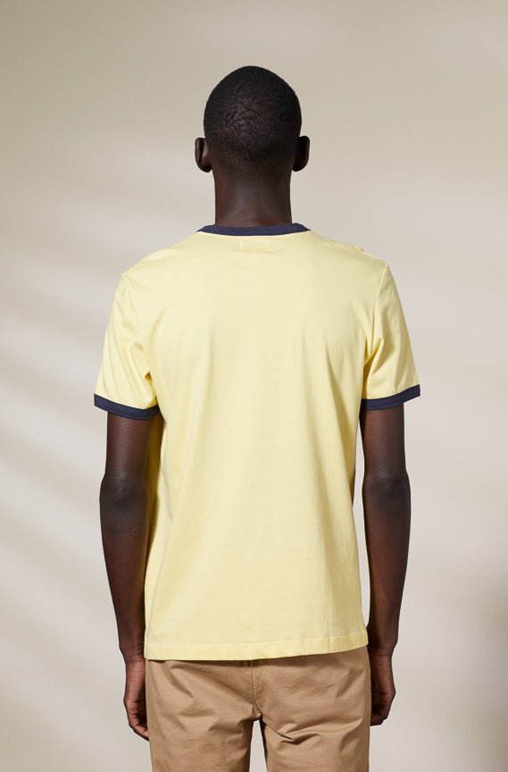 Vicomte A - Light Yellow Short Sleeve T-Shirt - Tibot - The Good Chic
