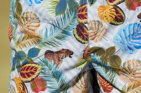 Vicomte A - Multicolor Printed Swimshorts - Midas - The Good Chic