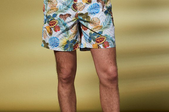 Vicomte A - Multicolor Printed Swimshorts - Midas - The Good Chic