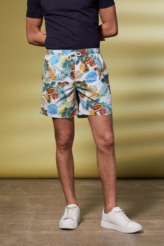 Vicomte A - Multicolor Printed Swimshorts - Midas - The Good Chic